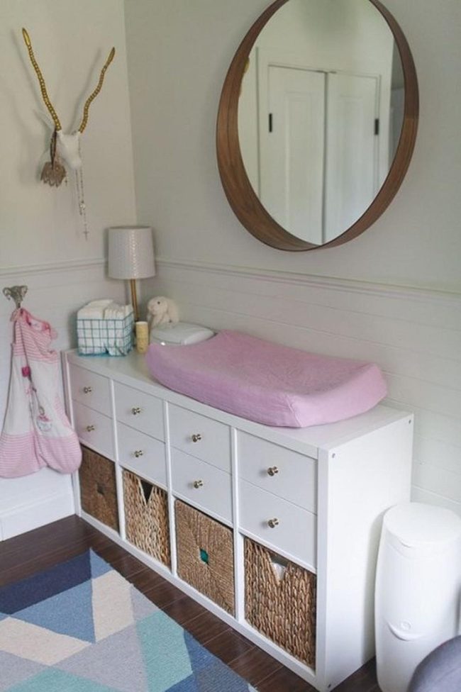 Pink Geometric Nursery Essentials