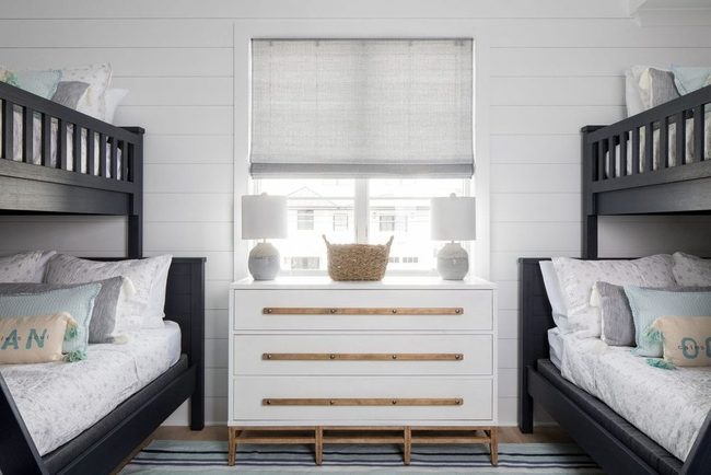 Charcoal Bunk Beds Modern Farmhouse