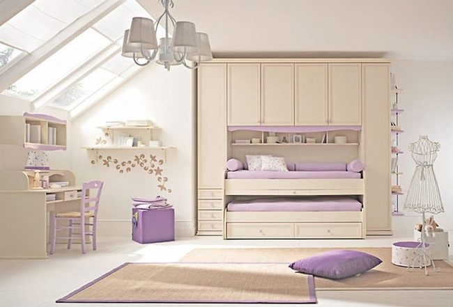 Sunlit Bunk With Window Desk