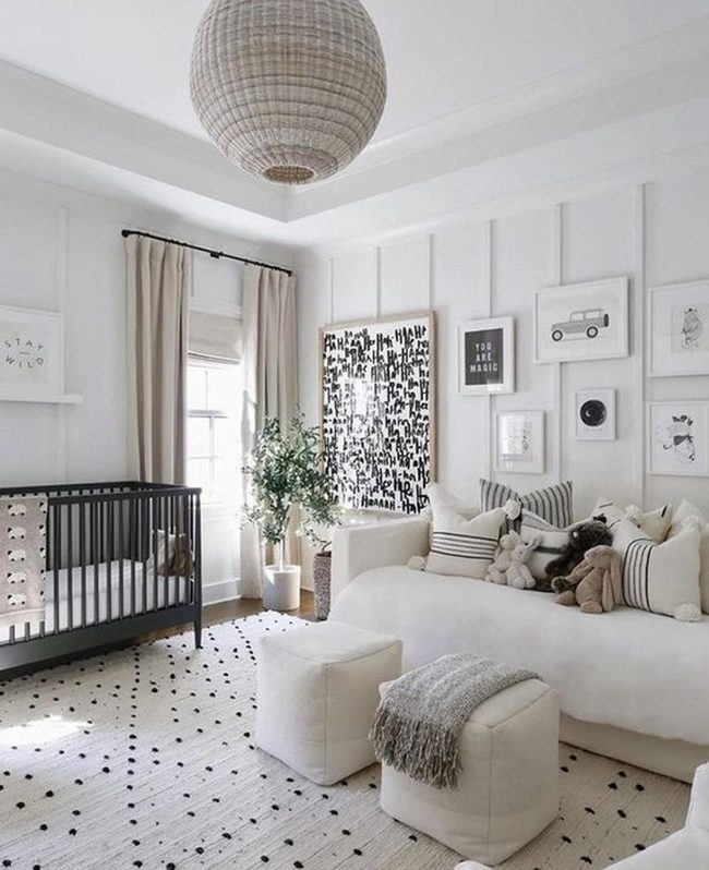 Black Crib, Sunlit Nursery