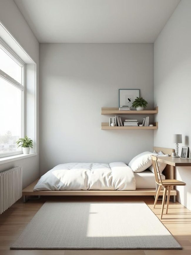 White Walls Natural Timber Simplicity