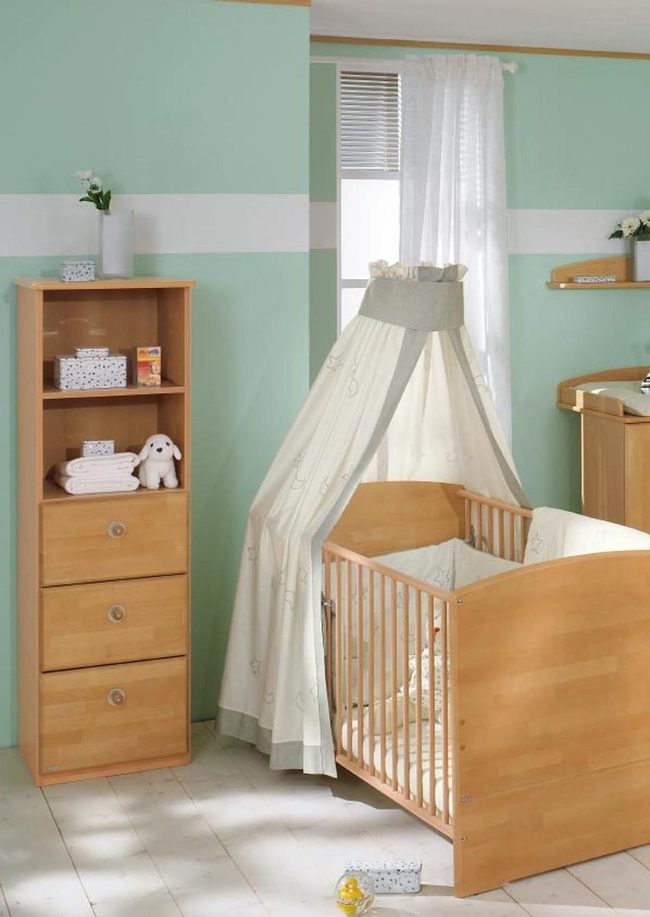 Green And White Nursery Calm