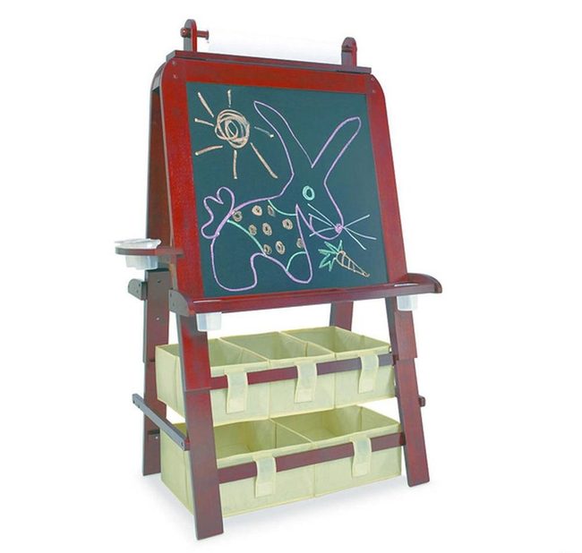 Wooden Art Easel Storage