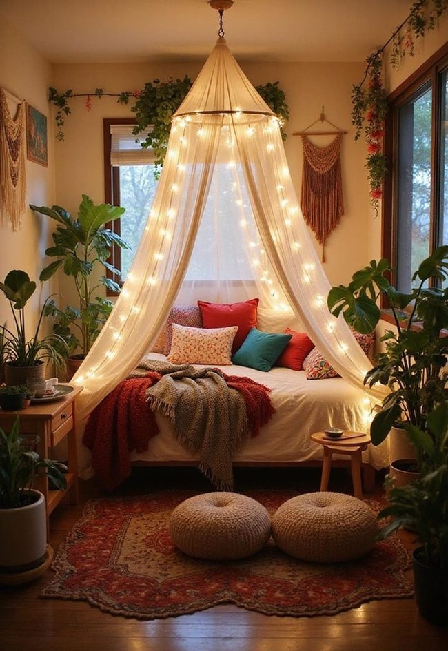 Macramé Walls Green Plants Abundance