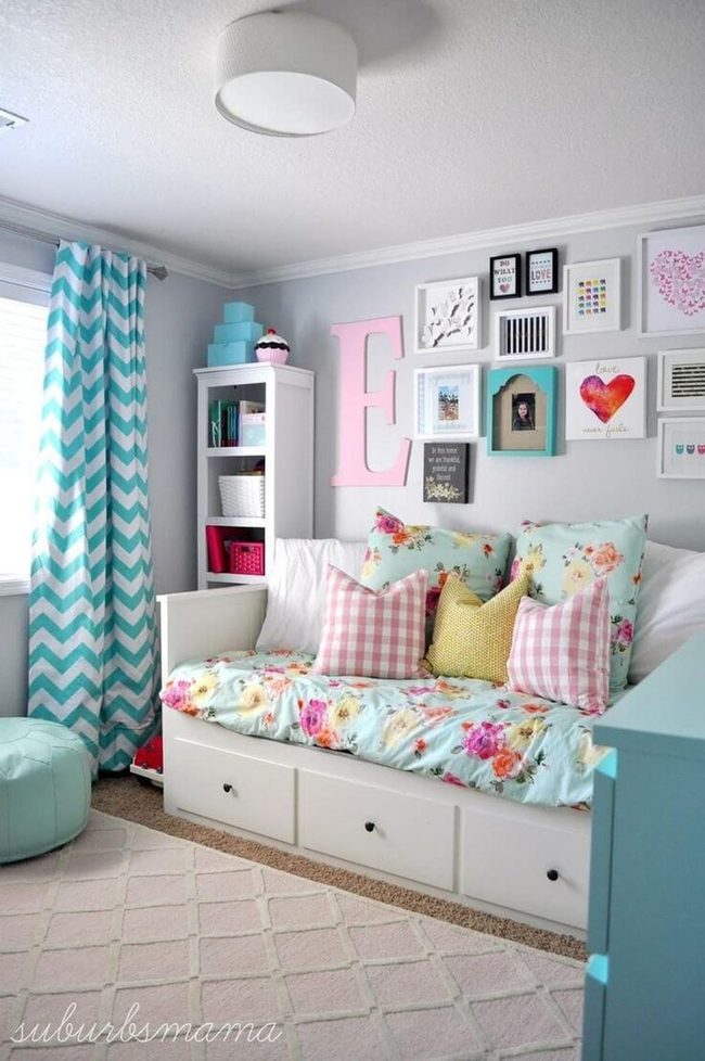 Sunlit Floral Daybed Retreat