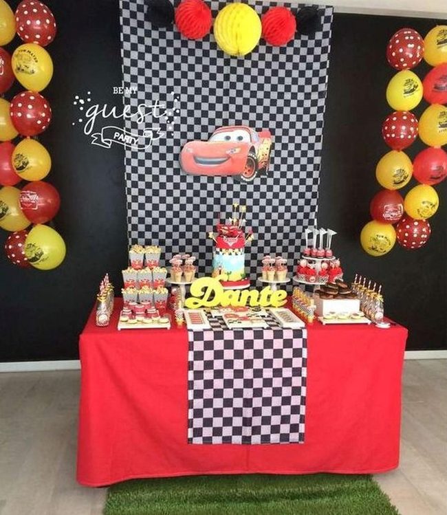 Red And Yellow Racing Speedway
