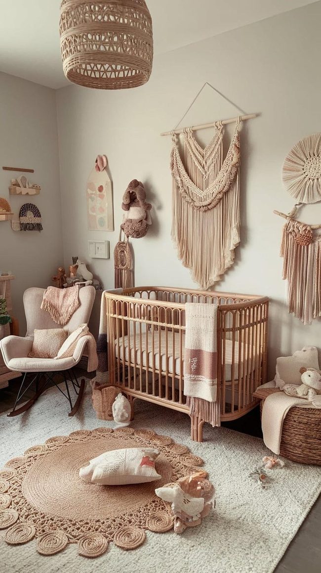 Ivory Knotted Macramé Wall Art