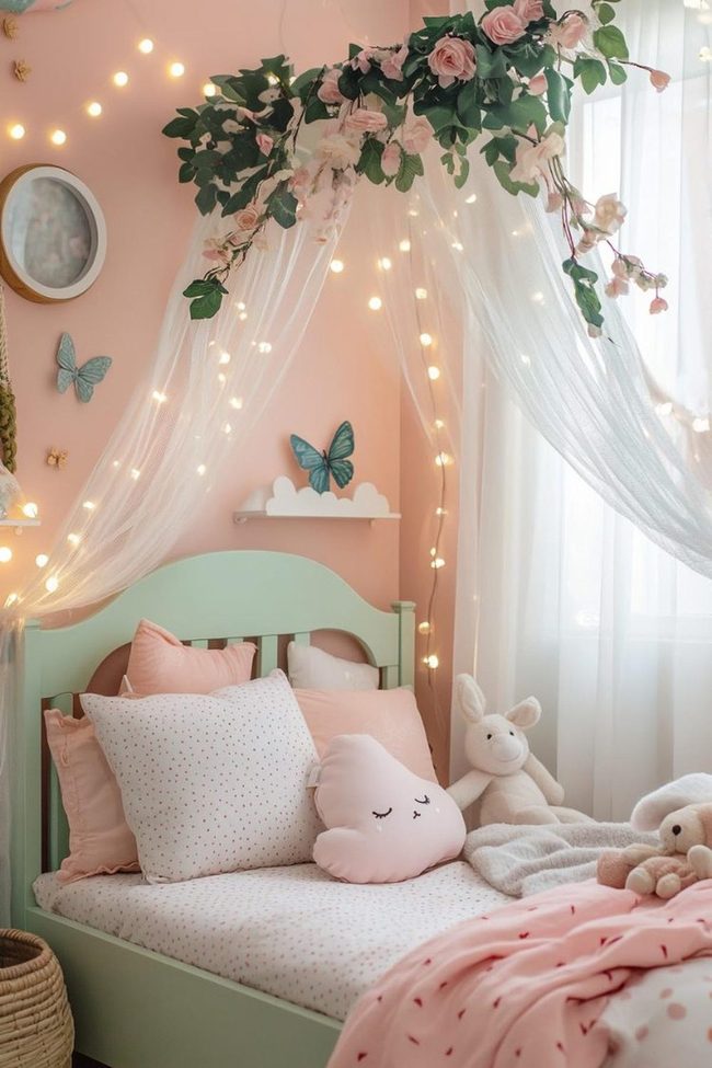 Pink Flower Canopy Chamber