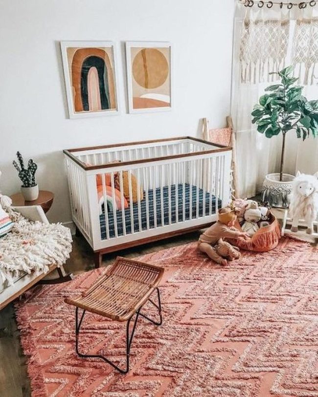 Hot Pink Zigzag Nursery