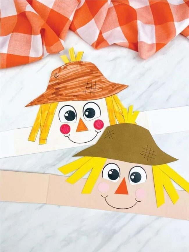 Yellow Foam Scarecrow Hat