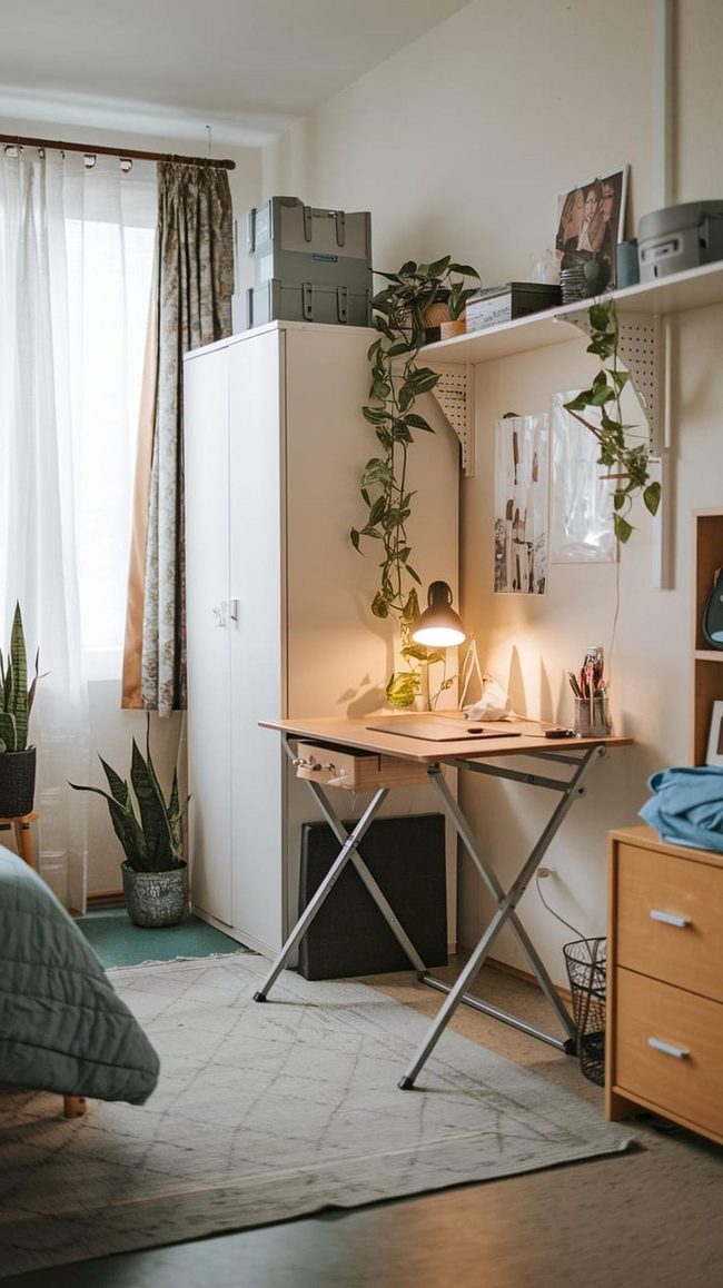 Fold-Out Guest Bed Solution
