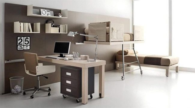 Adjustable Wall Desk Shared Rooms