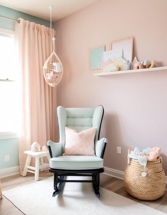 Pale Blue Nursery Sanctuary