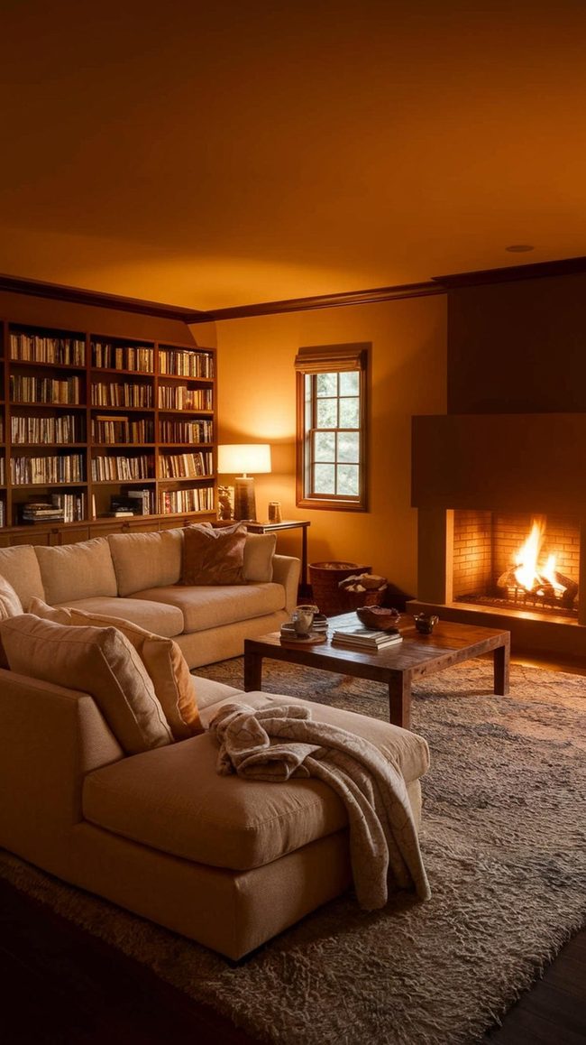 Deep Sectionals And Fireplace Gatherings
