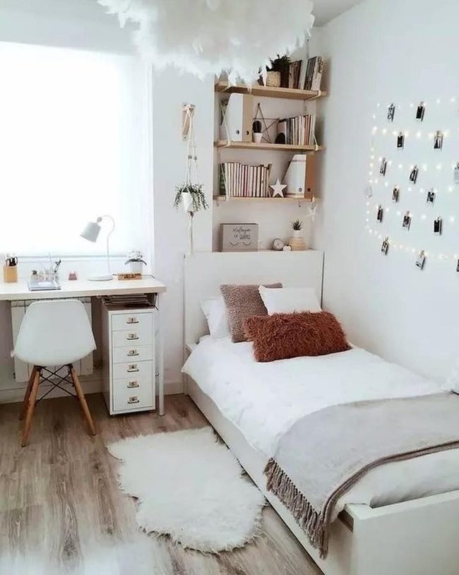 Plush Rug, Soft String Lights