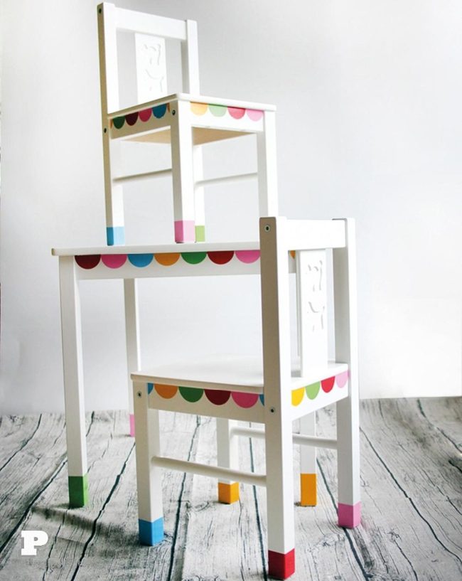 Colorful Wood Furniture For Kids