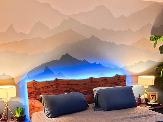 Delicate Mountain Peaks For Girls