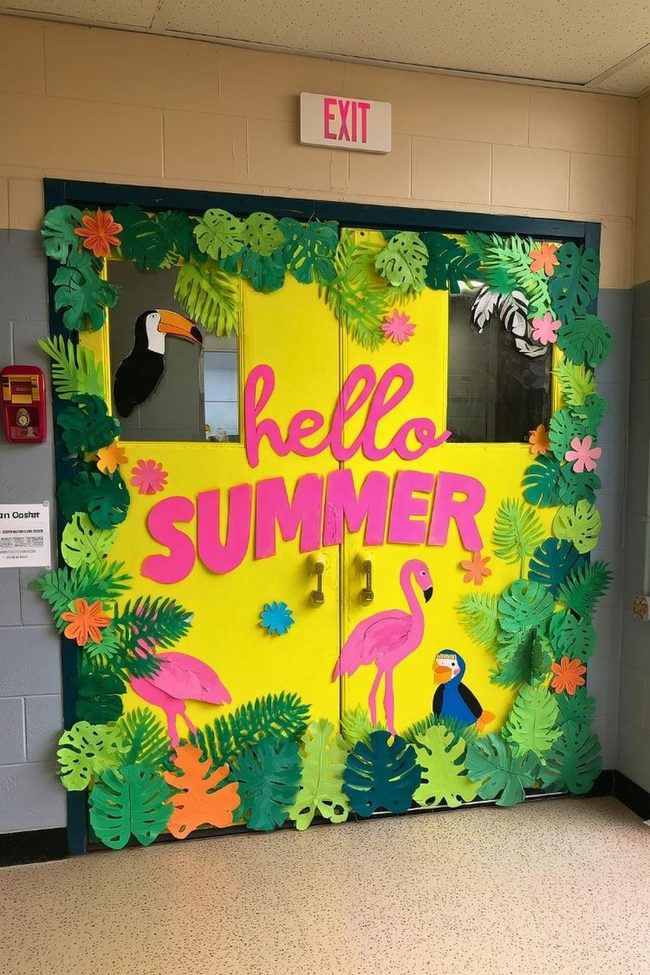 Daylit Yellow Summer Hello Entrance