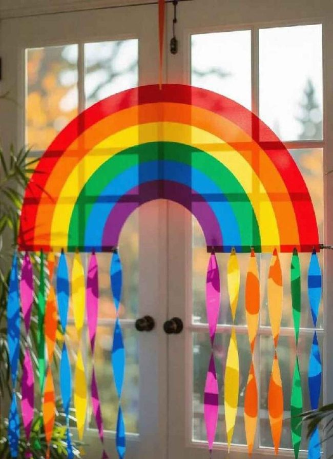 Colorful Streamers Light Catchers