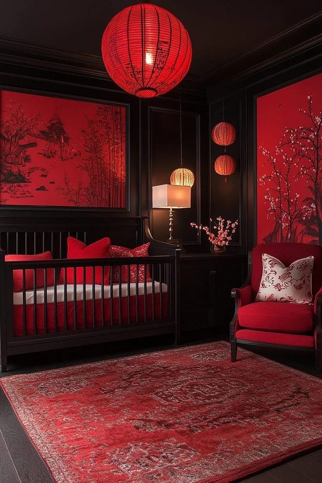 Red And Black Nursery Dreams