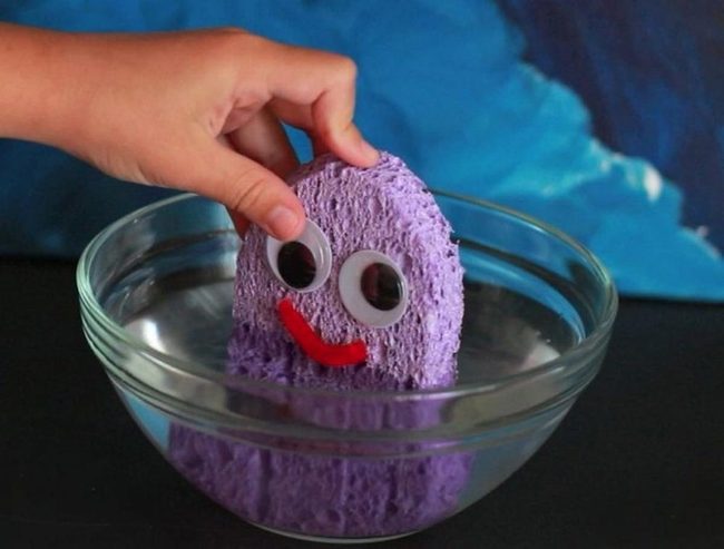 Purple Eyed Sponge Characters