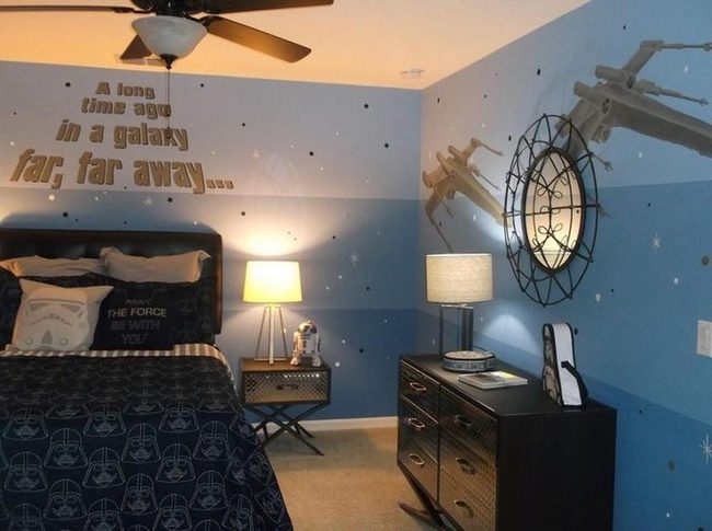 Galactic Black X-Wing Bedroom