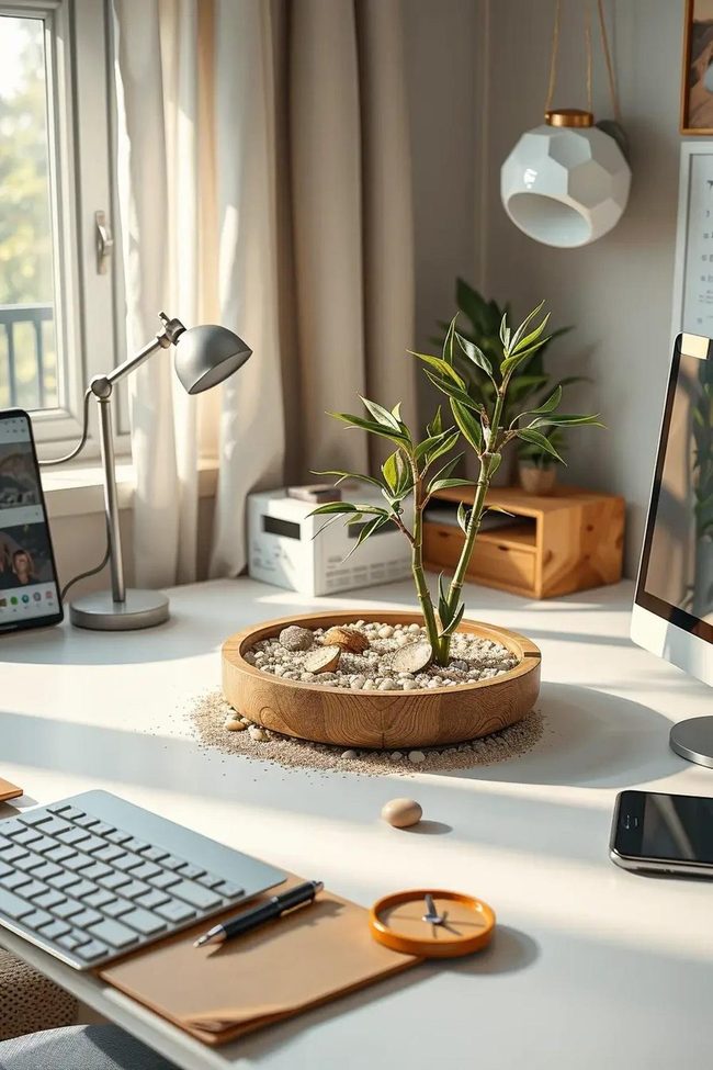 Desk Sand Landscape for Focus