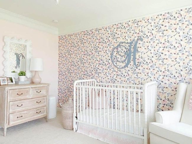 Cheerful Florals Pink Nursery