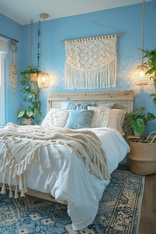 Blue Boho Textile Paradise