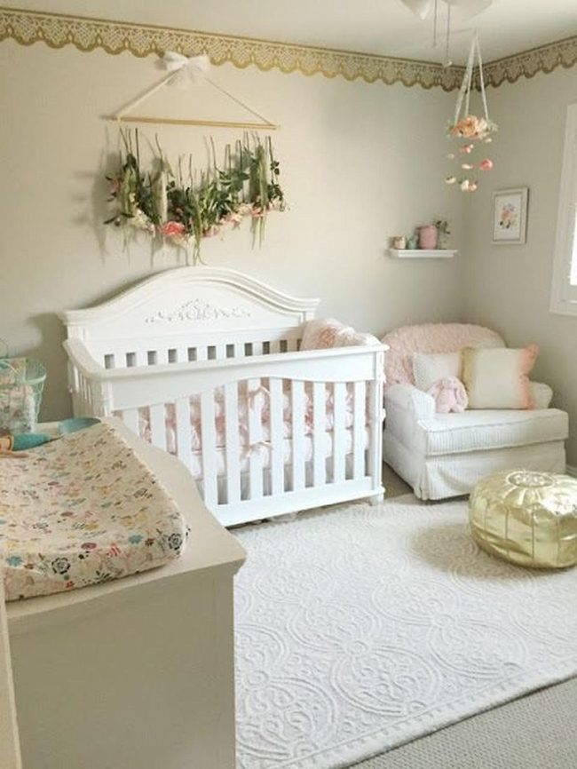 Cream And Pink Nursery Sanctuary