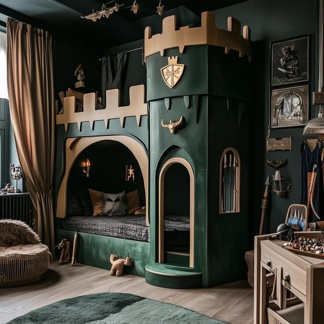 Medieval Stone Castle Sleeping Quarters