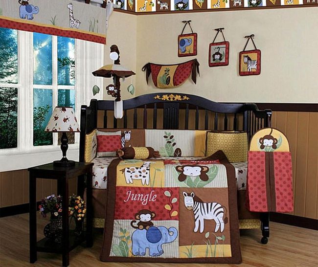 Jungle Nursery In Earth Tones