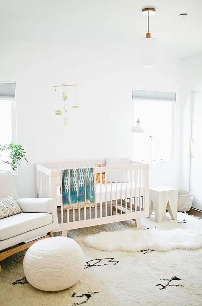 Blue And White Nursery Simplicity