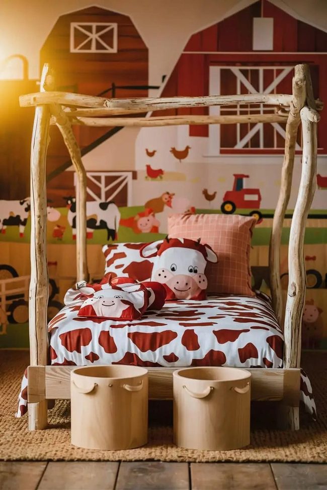 Red Barn Toddler Sleeping Quarters