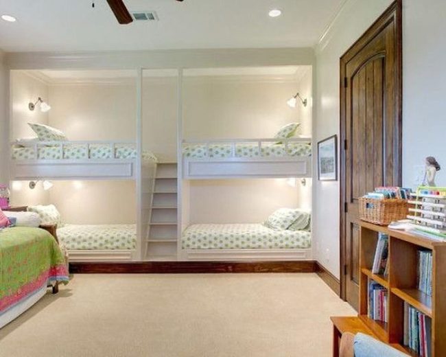 White Bunks, Green Bedding Statement