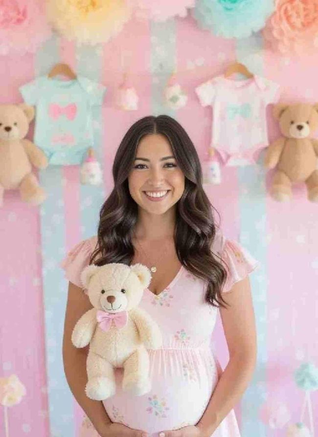 Oversized Teddy Bears Photo Backdrop