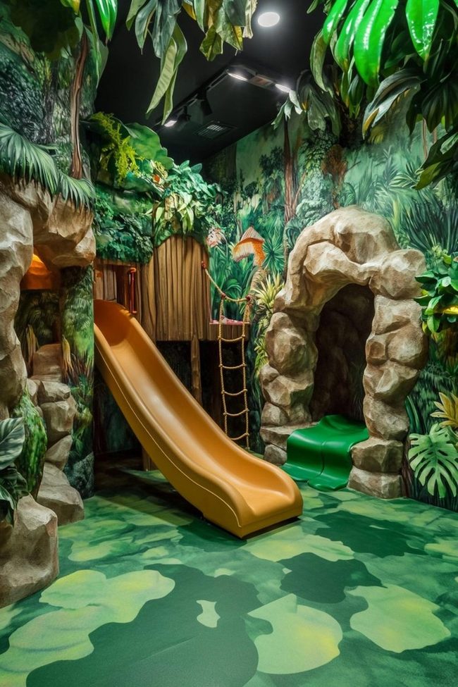 Jungle Slide Indoor Playground
