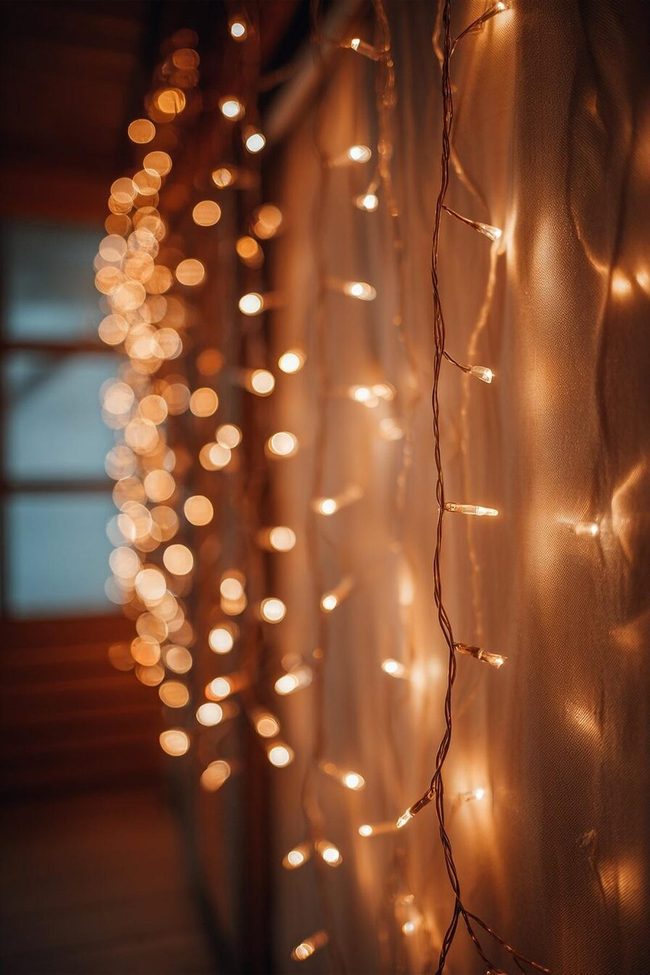 Warm White Lights Room Glow