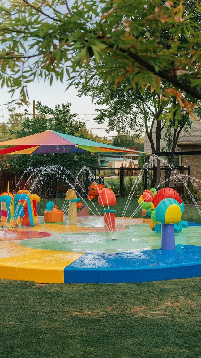 Backyard Water Park Oasis