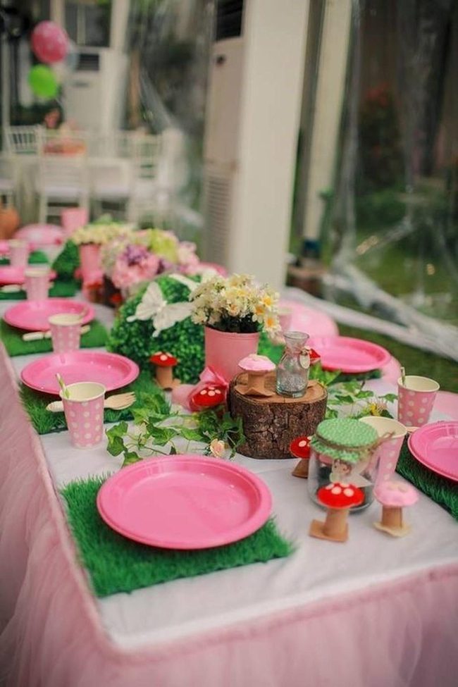 Pink Polka Dots Meet Forest