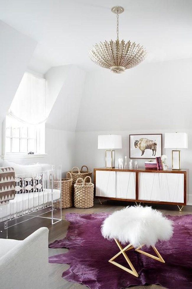Purple Rug, Airy Nursery