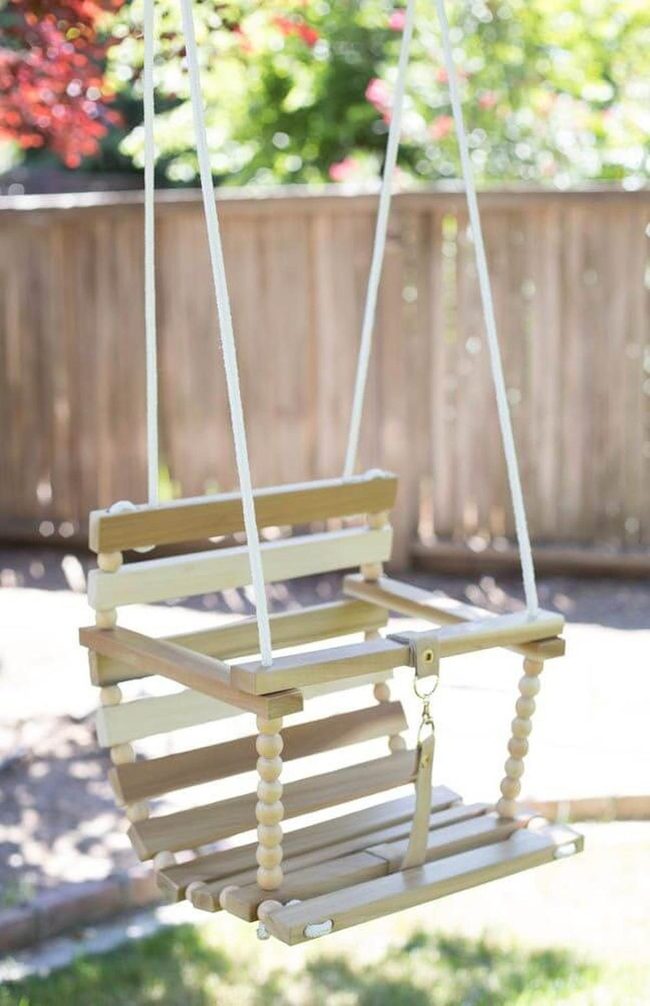 Suspended Seating Among Blooms