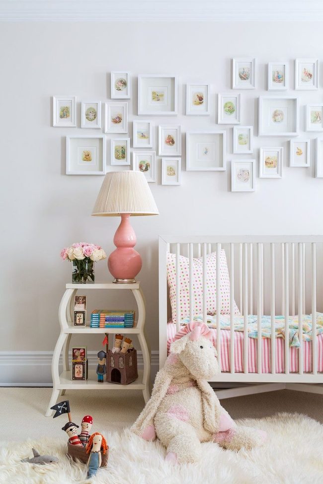 Storybook Pages Above Crib