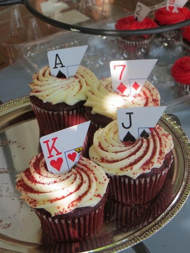 Red Velvet Casino Cupcakes