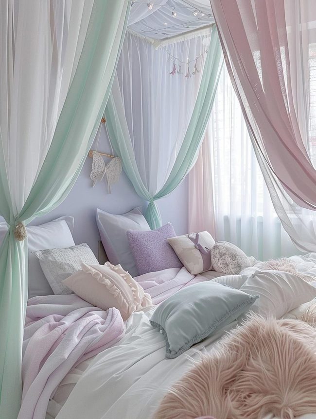 Pastel Sleep Space Understated Sanctuary