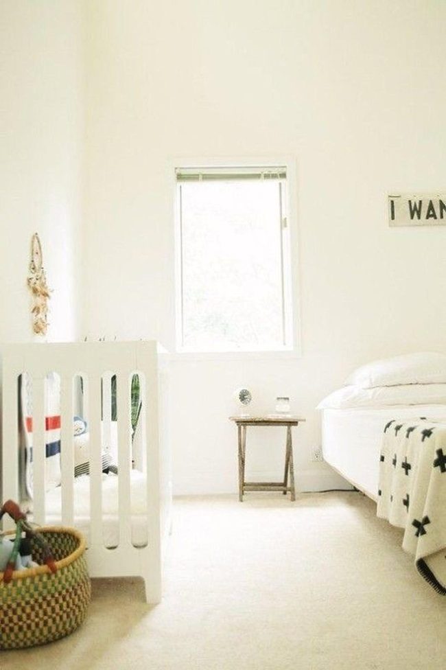 White Nursery, Black Cross Pattern