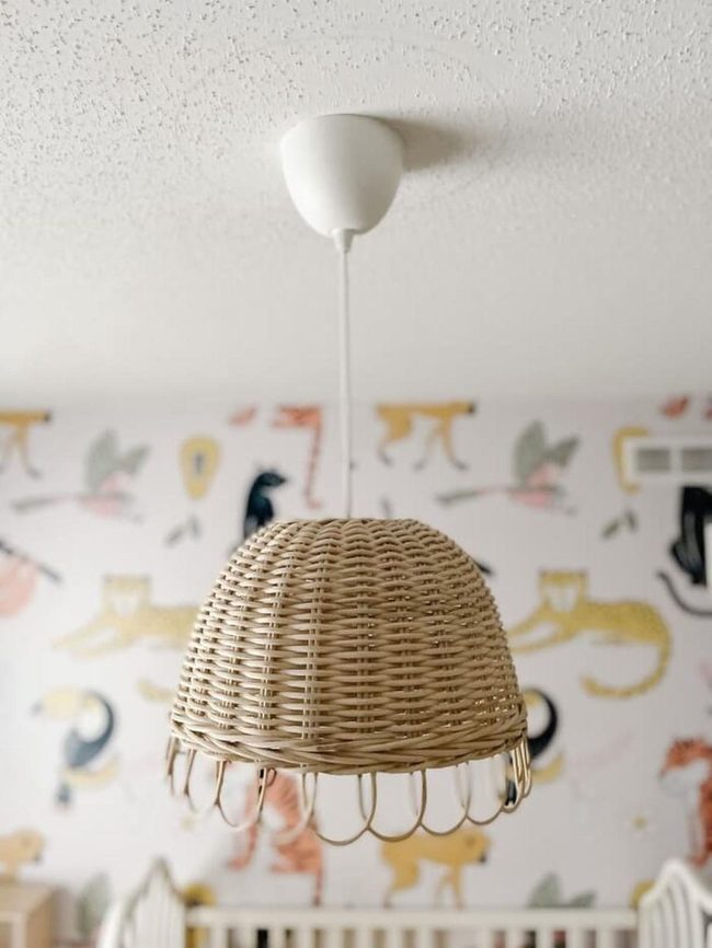 Natural Fiber Pendant Glow