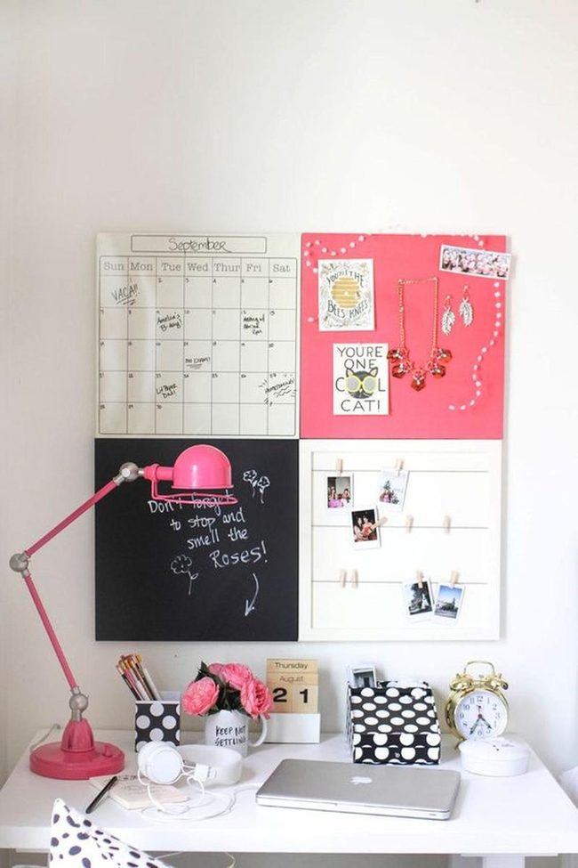 Pink Desk, Organized Energy