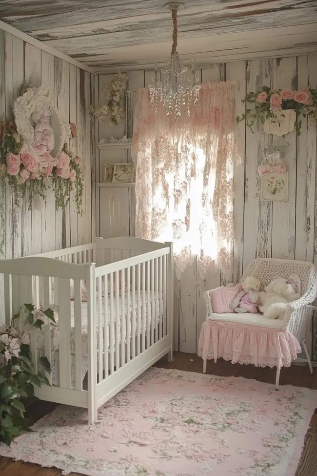Soft Pink Vintage Nursery