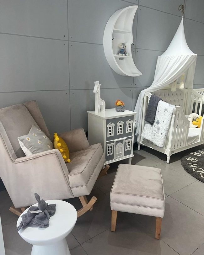 Beige Glider Storybook Nursery